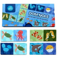 Improve your child's matching skills in no time with this adorable domino game! 