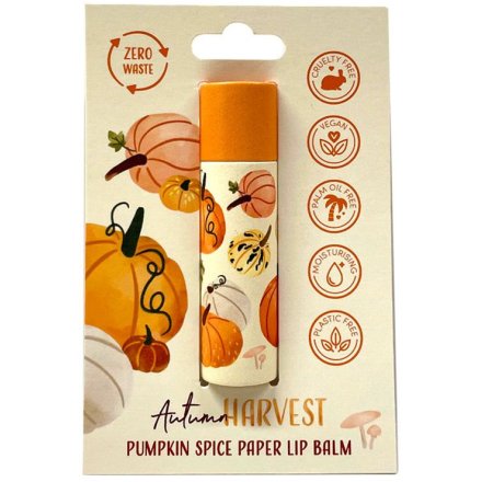 Autumn Harvest Paper Stick Lip Balm, 7.5cm