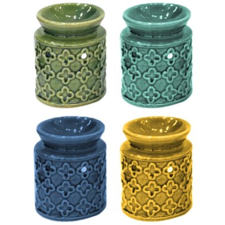 4/A Small Eden Simple Flower Motif Oil Burner