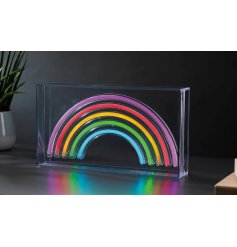 Fun rainbow noen light  Perfect for parties, bedrooms, or as a night