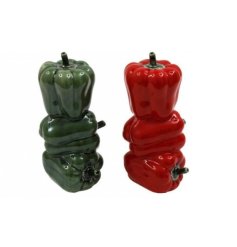 Eye catching pepper design ornament