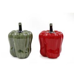 Add some flavor to your decor with our charming 12cm Pepper Ornament. 