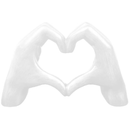 Large Heart Hands Deco, 24cm 