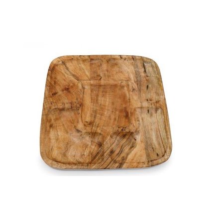  Mango Wood Snack Dish, 30cm 