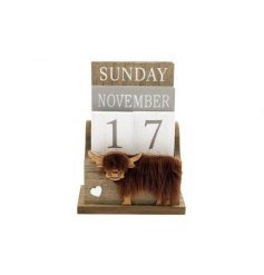 Experience the enchanting presence of Highland cows all year round with our calendar - a must-have for any home