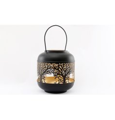 Embrace the beauty of nature this Cutout Lantern – the perfect blend of style and functionality 