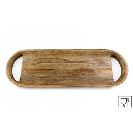 Wooden Serving Tray, 45cm 