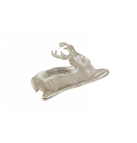 Enhance your holiday decor with elegance and festive charm using this reindeer tray - the perfect addition to your ce