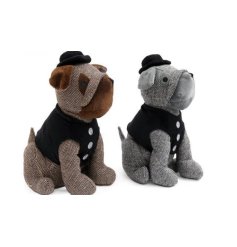 Enhance your home with delightful dog-shaped door stops for a touch of whimsical charm.