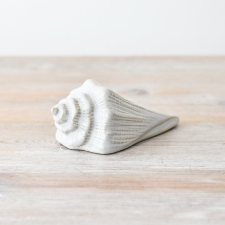 White Shell Ornament, 14.4cm 