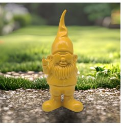 a cute novelty garden gnome perfect for all gardens