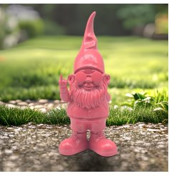 Add a touch of whimsy to your home with our charming 20cm Pink Gnome, the perfect garden companion for years to come