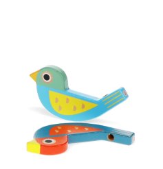 This charming bird-shaped whistle creates silly sounds that kids will love