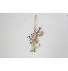 Add some fun to your easter deco with this cute hanging bunny deco