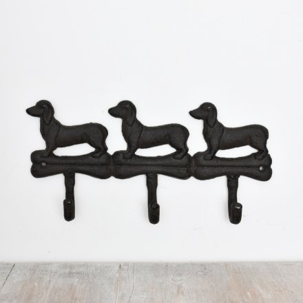 Cast iron Dog Hooks, 29cm 
