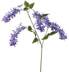 Stunning  Faux Purple Lilac Stem – a harmonious blend of vibrant colour and everlasting beauty for your home decor