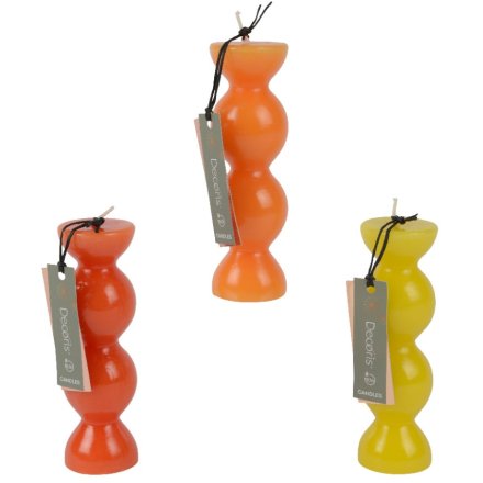 3/A High Gloss Paraffin Candle, 13.5cm 