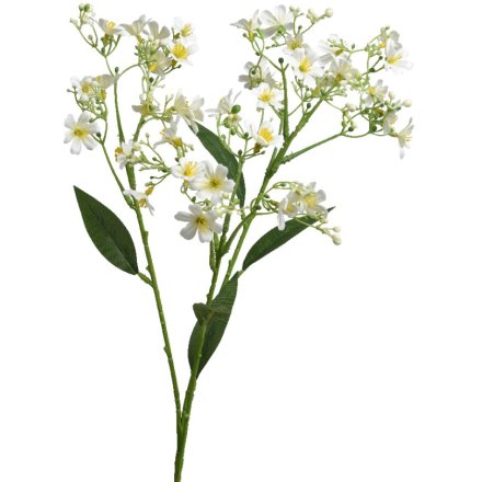 Flower jasmine on Stem Decoration, 72cm 