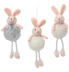 cute hanging bunny deco 