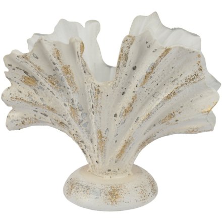 Iron Antique Clam Figure, 26cm 