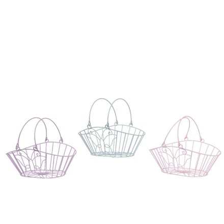 3/A Butterfly Wire Baskets with Handles, 25cm 