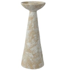 Add sophistication to your house with this beautiful pillar candle holder.