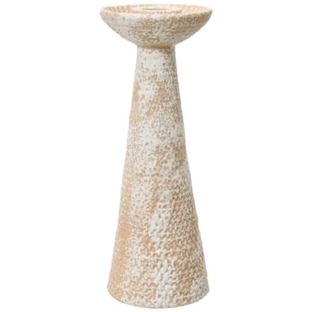 Polyresin Candle Holder, 22.7cm 
