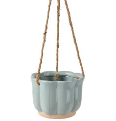 chic hanging green planter 