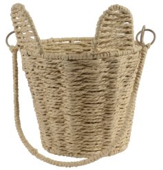 .Celebrate Easter with our whimsical Paperrope Bunny Ears Storage Basket - 