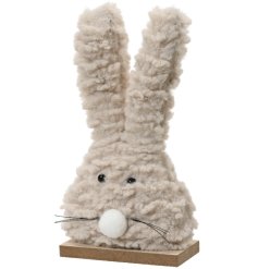 Step in to easter with this cute fluffy bunny decoration 