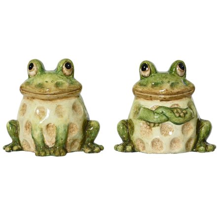2/A Garden Frog Ornament, 8.cm 