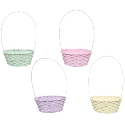 4/A Bamboo Easter Basket, 38.5cm 