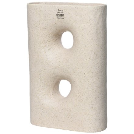 Natural Vase with 2 Holes, 30cm