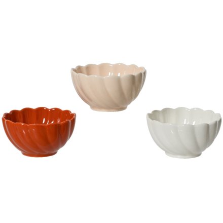 Set of 3 Tapas Bowls, 17cm 