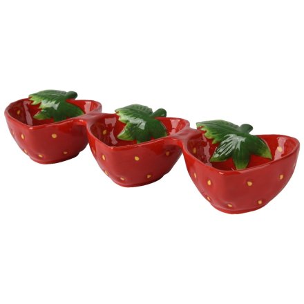 27.5cm Strawberry Tapas Serving Bowl