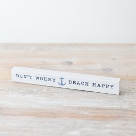 Enhance your decor with coastal charm using our anchor wooden block. Perfect for a touch of seaside allure. 
