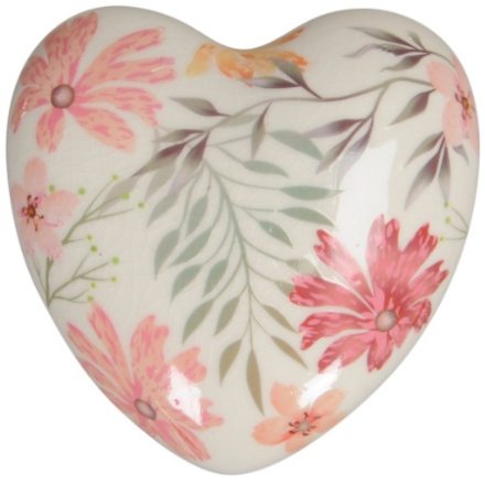 Pink flowered House, 11.5cm 