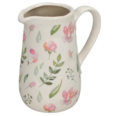 Flower Flower Jug Vase, 17cm 