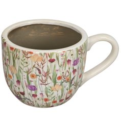 Elevate your plants with our new Mug Planter, featuring rustic charm.