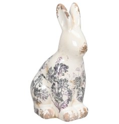 a cute sitting rabbit ornament 