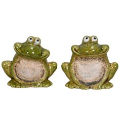 add some fun to your garden with these cute frog ornament 