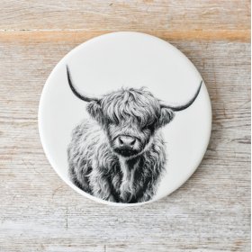 Keep surfaces safe with this charming coaster. Protect your work in style.