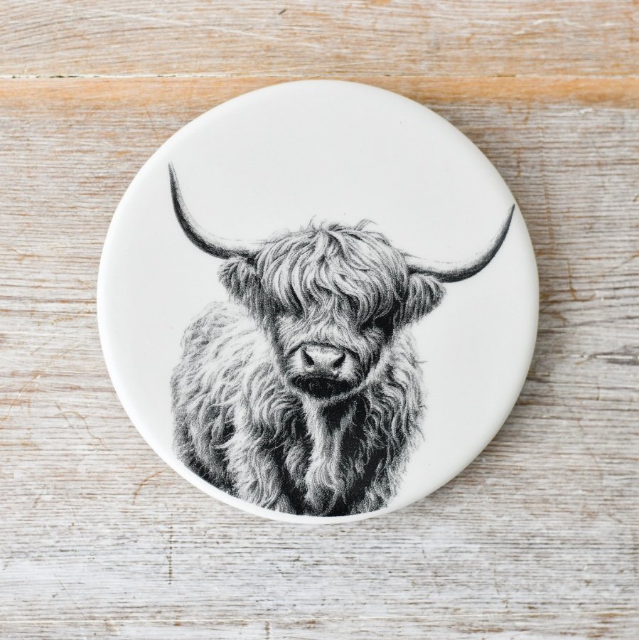 Keep surfaces safe with this charming coaster. Protect your work in style.