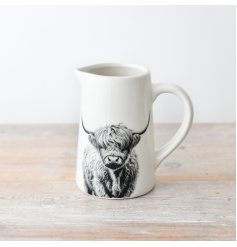 add some country charm to your table top with this cow jug