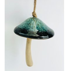 Add a touch of whimsy to your space with our Mushroom Hanging Decoration 