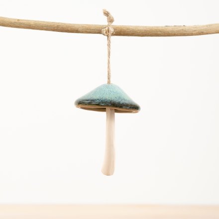 Hanging Mushroom Deco, 9.5cm