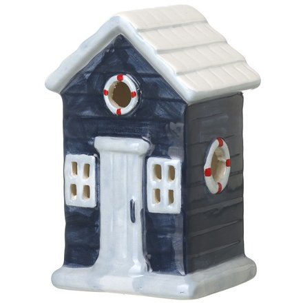 Blue Nautical Dolomite House Deco, 10cm 