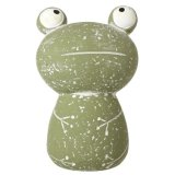Bring some whimsy and nature into your garden with our stunningly Green Garden Frog Ornament. 
