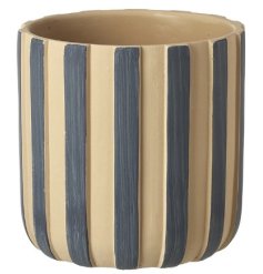 Elevate your plant game with our chic blue planter, perfect for any greenery in your home.