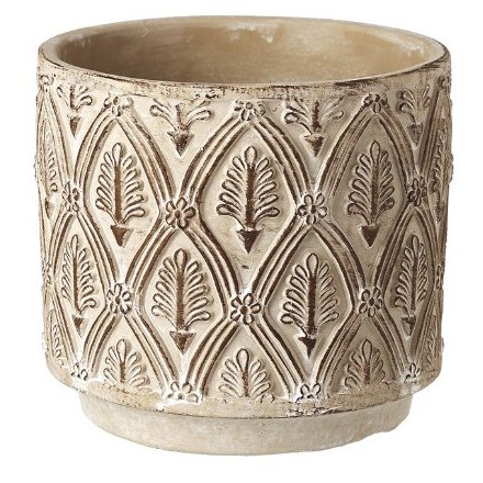 Large Patterned Plant Pot, 14cm 